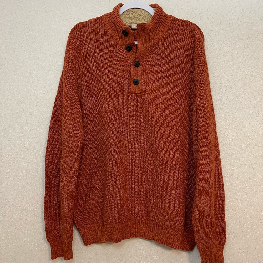 G.H. Bass & Co. - Burnt Orange Sweater, Size L